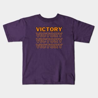 Cool T shirt design, victory Kids T-Shirt